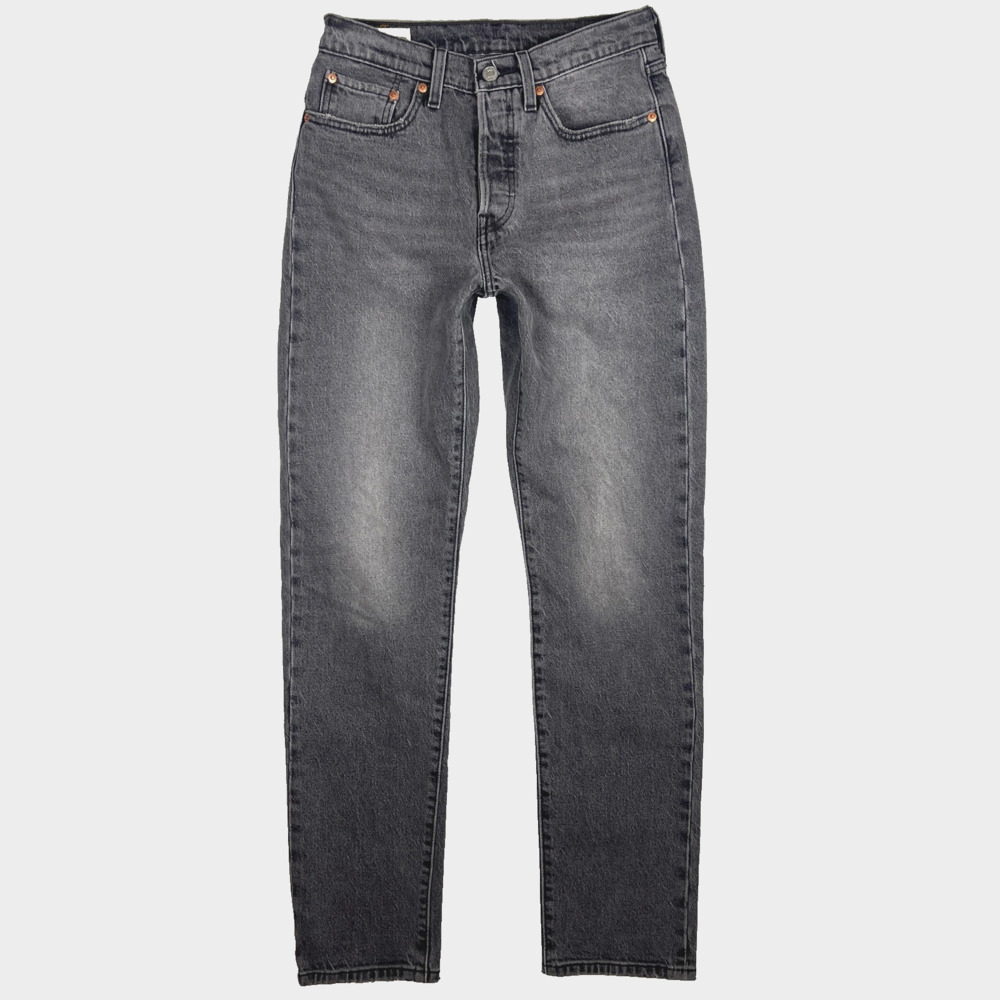 Levi’s 501 Jeans 26 Gray Straight Leg High Rise 90s Y2K Grunge Indie Sleaze